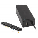 ADAPTADOR DE CORRIENTE NGS AUTOMATIC 45W CON 8 ADAPTADORES Y SALIDA USB 2A