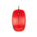 RATON NGS WIRED FLAME OPTICO CON CABLE 1000 DPI AMBIDIESTROS USB COLOR ROJO