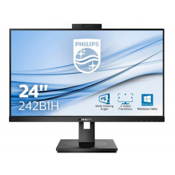 MONITOR PHILIPS 242B1H 23,8" 16:9 IPS 1.920 PX REGULABLE EN ALTURA CON CAMARA WEB-CAM INTEGRADA COLO