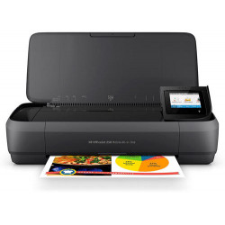 EQUIPO MULTIFUNCION PORTATIL HP OFFICEJET 250 WIFI 4800X1200 TINTA 10 PPM NEGRO 7 COLOR PPM ESCANER 