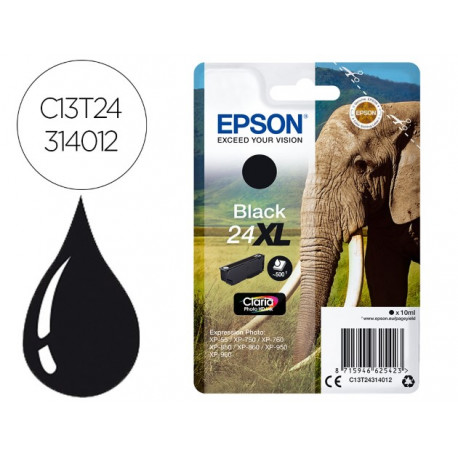 INK-JET EPSON CLARIA PHOTO HD INK NEGRO 24XL EXPRESSION PHOTO XP-760/950