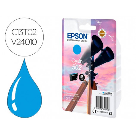 INK-JET EPSON SINGLEPACK CIAN 502 INK