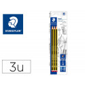 LAPICES DE GRAFITO STAEDTLER NORIS N 2 HB BLISTER DE 3 UNIDADES