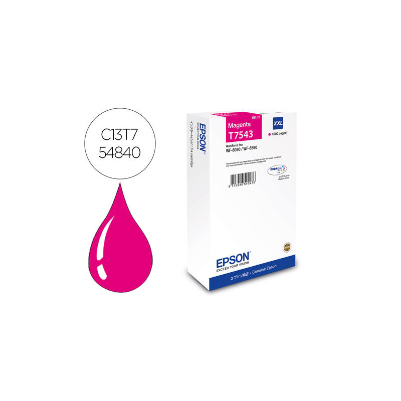 INK-JET EPSON MAGENTA XXL 7000P WF-8X90