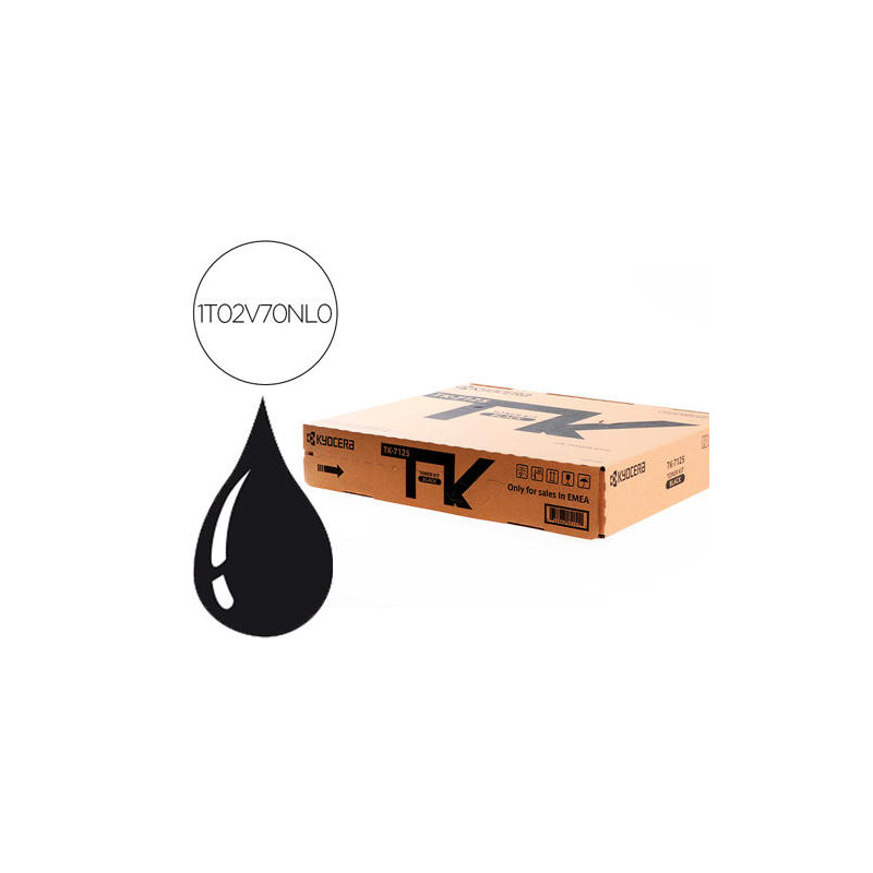 TONER KYOCERA NEGRO TK-7125 (1T02V70NL0)