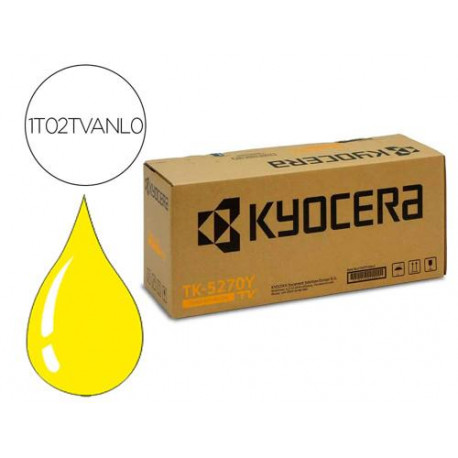 TONER KYOCERA TK5270Y AMARILLO PARA ECOSYS M6230 / 6630CIDN