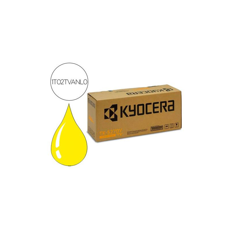 TONER KYOCERA TK5270Y AMARILLO PARA ECOSYS M6230 / 6630CIDN