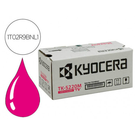 TONER KYOCERA MITA TK-5220M MAGENTA ECOSYS M5521CDW, ECOSYS M5521CDN 1200 PAG