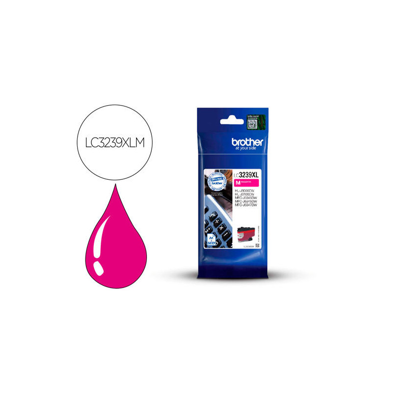 INK-JET BROTHER LC3239XLM MFC-J6945DW / MFC-J5945DW / HL-J6000DW MAGENTA 5000 PAGINAS