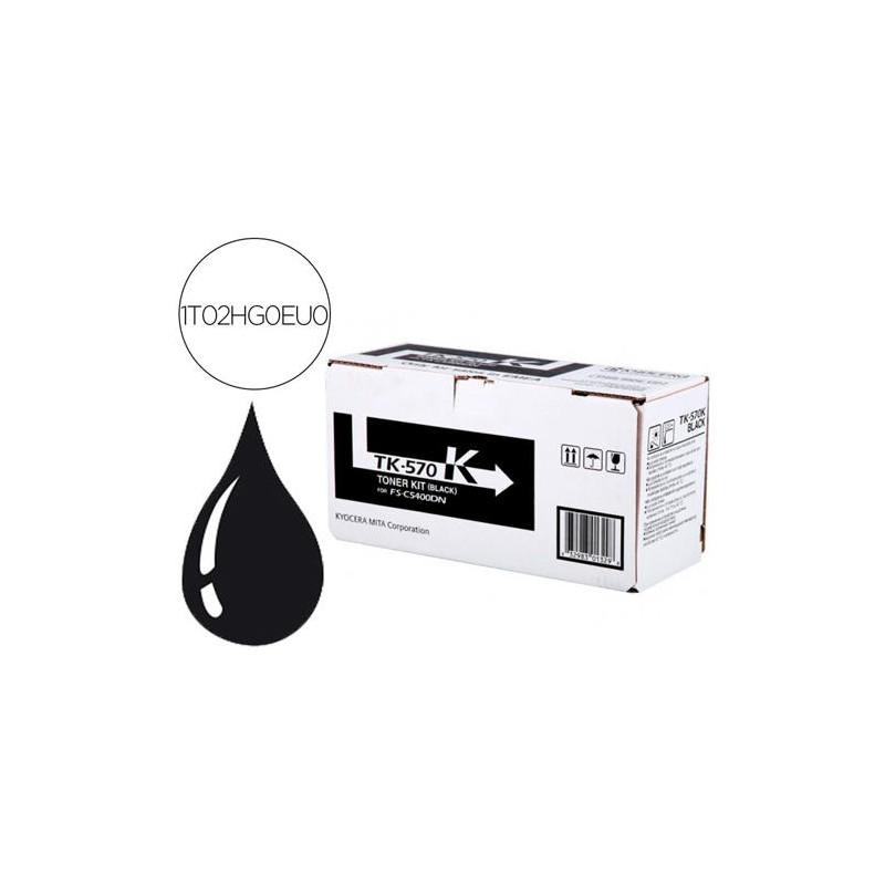 TONER KYOCERA LASER TK500K PARA FS-5400 NEGRO TK-570K