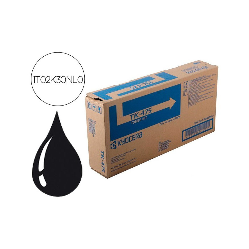 TONER KYOCERA -MITA LASER NEGRO TK475 15.000 PAGINAS FS6025/6030MFP FS-6525/6530