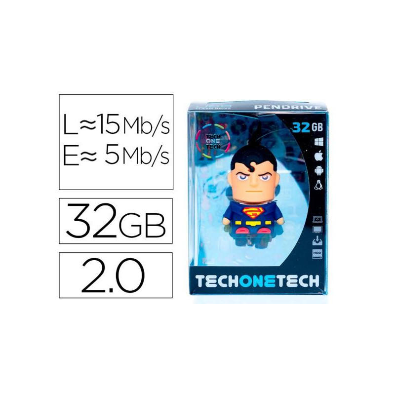 MEMORIA USB TECH ON TECH SUPER S 32 GB