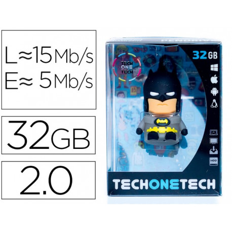 MEMORIA USB TECH ON TECH SUPER BAT 32 GB