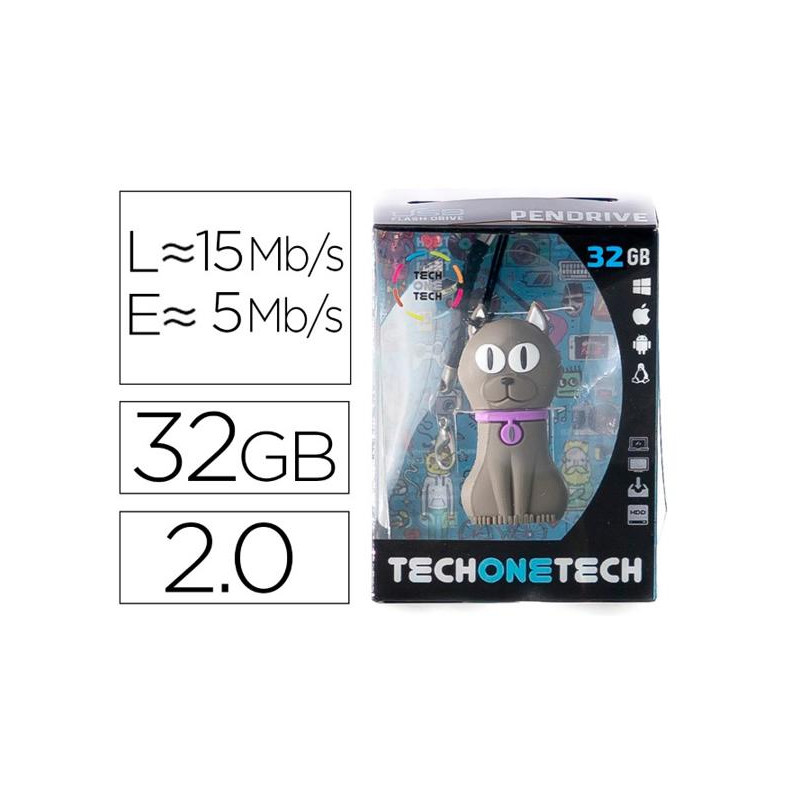 MEMORIA USB TECH ON TECH FELIX THE CAT 32 GB