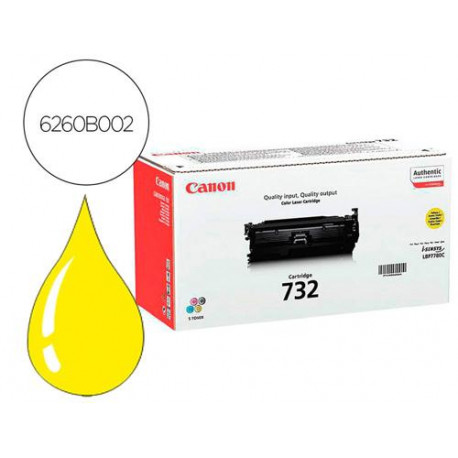 TONER CANON 732Y LBP7780 AMARILLO