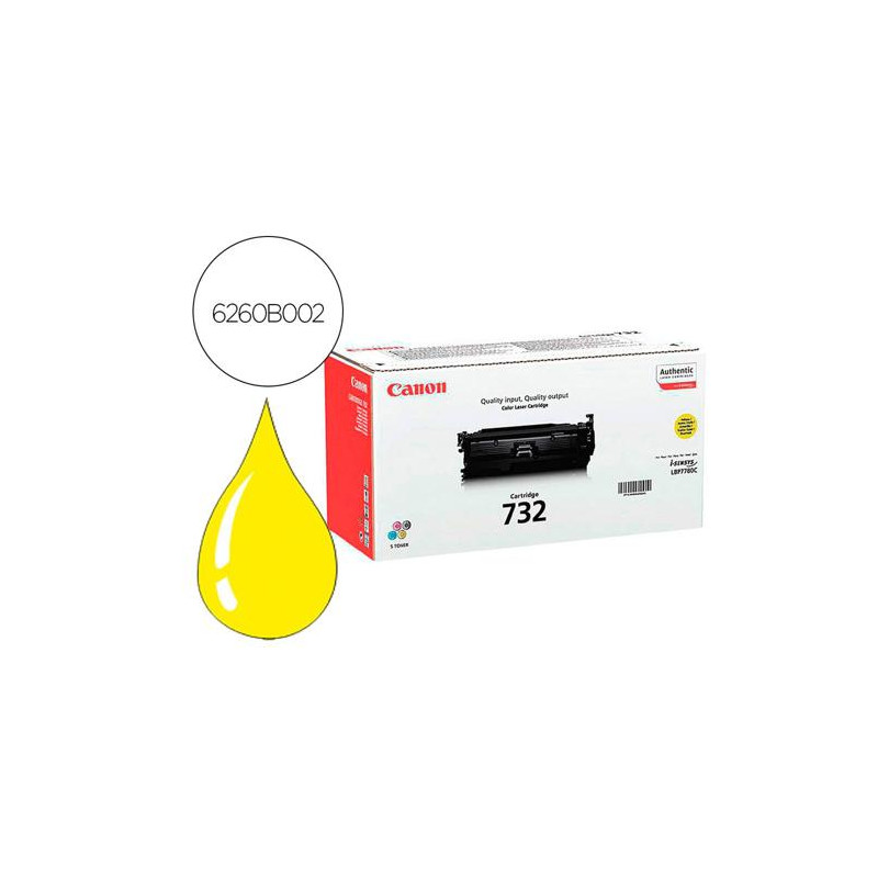 TONER CANON 732Y LBP7780 AMARILLO