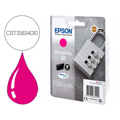 INK-JET EPSON SINGLEPACK MAGENTA 35 DURABRITE ULTRA INK