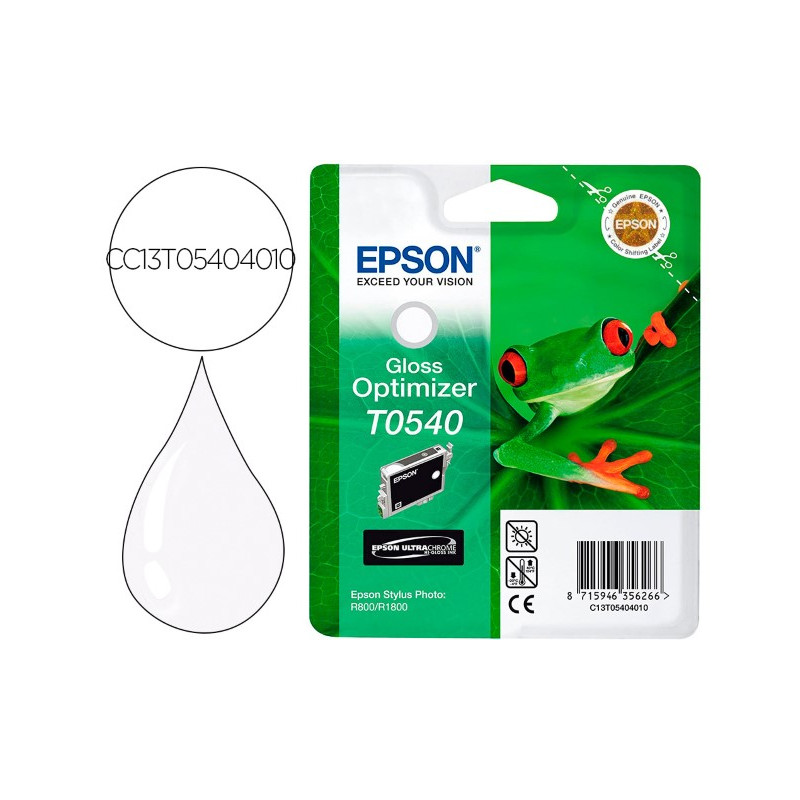 INK-JET EPSON STYLUS PHOTO R-800/1800 OPTIMIZADOR DE BRILLO, 400 PAGINAS