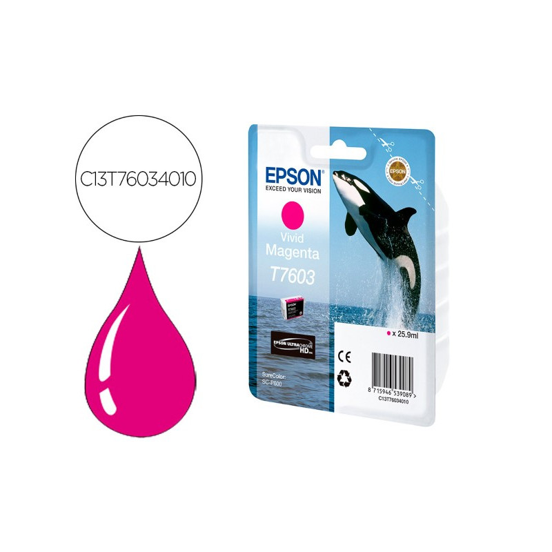 INK-JET EPSON SURECOLOR SC-P600 MAGENTA VIVO