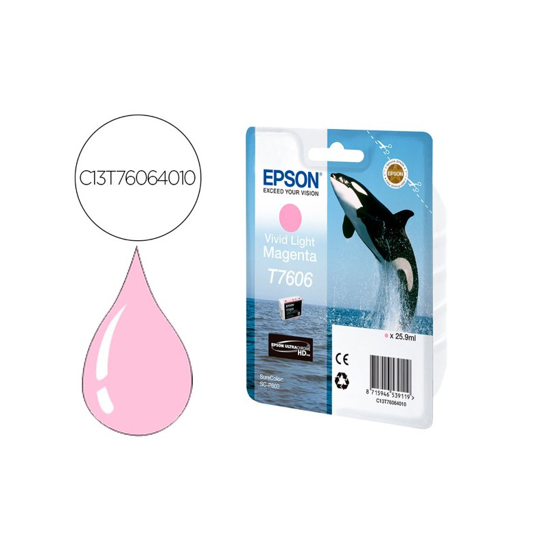 INK-JET EPSON SURECOLOR SC-P600 MAGENTA VIVO CLARO