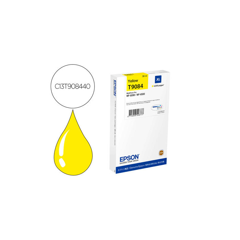 INK-JET EPSON WF-6590DWF/WF-6090DW AMARILLO XL