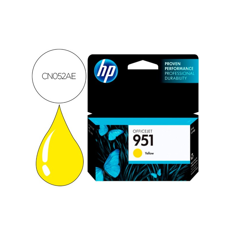 INK-JET HP INYECCION 951/A7F64A/1000 PAGINAS AMARILLO