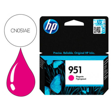 INK-JET HP INYECCION MAGENTA N 951/APROX. 700 P GINAS/A7F64A/1000 PAGINAS