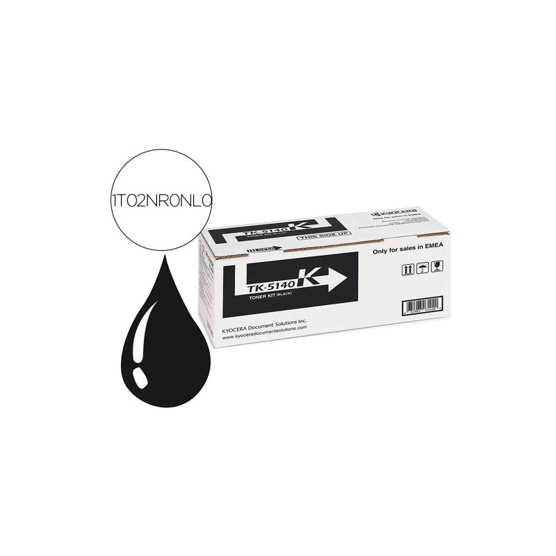 TONER TK-5140K KYOCERA ECOSYS M6530CDN, M6530CDN/KL3, P6130CDN, P6130CDN/KL3 NEGRO TK5140