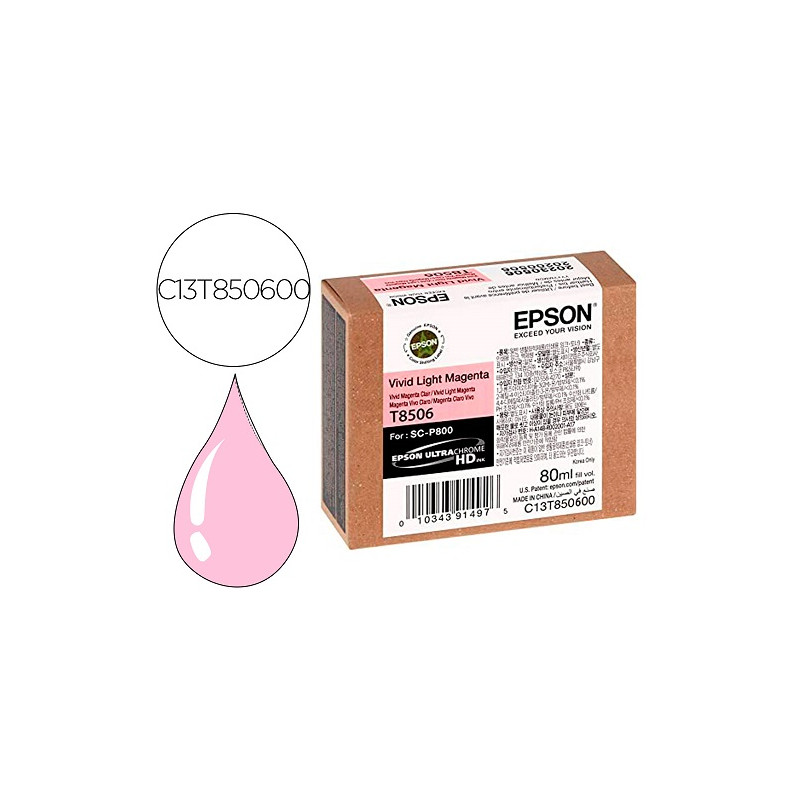 INK-JET EPSON SURECOLOR SC-P800 MAGENTA CLARO