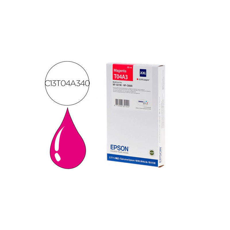 INK-JET EPSON WF-C8190 / WF-C8690 XXL MAGENTA