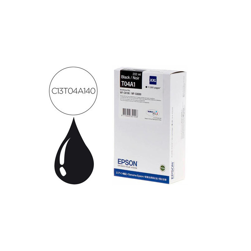 INK-JET EPSON WF-C8190 / WF-C8690 XXL NEGRO