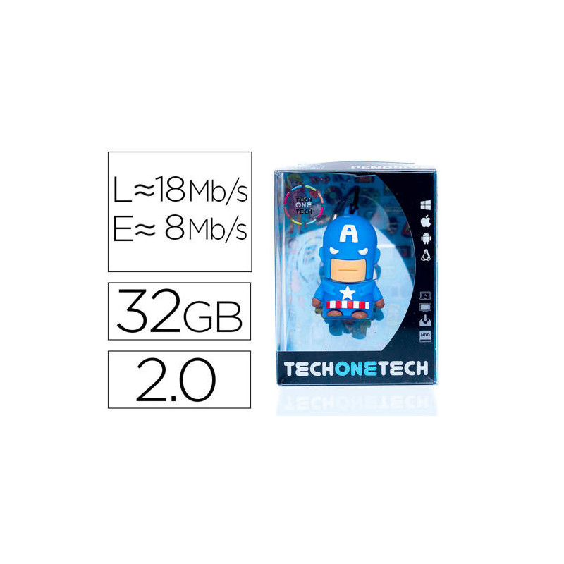 MEMORIA USB TECH ON TECH SUPER A 32 GB