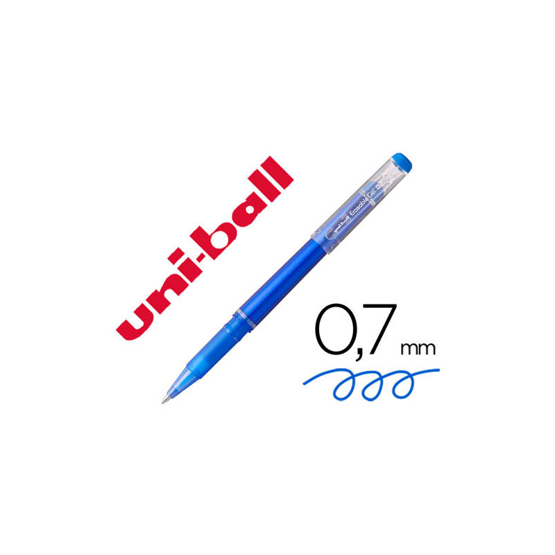 ROTULADOR UNI-BALL ROLLER UF-222 TINTA GEL BORRABLE 0,7 MM AZUL