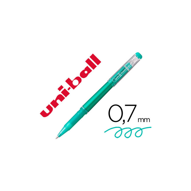 ROTULADOR UNI-BALL ROLLER UF-222 TINTA GEL BORRABLE 0,7 MM VERDE