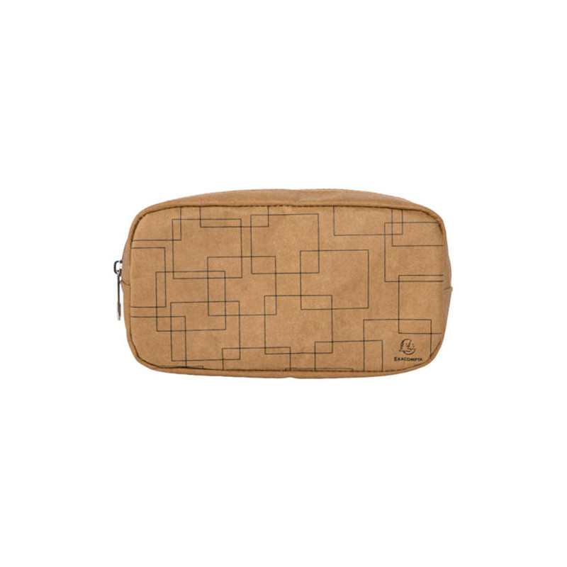 BOLSO ESCOLAR EXACOMPTA ETERNECO CUERO IMITACION VEGETAL GRANDE RECTANGULAR 105X75X205 MM