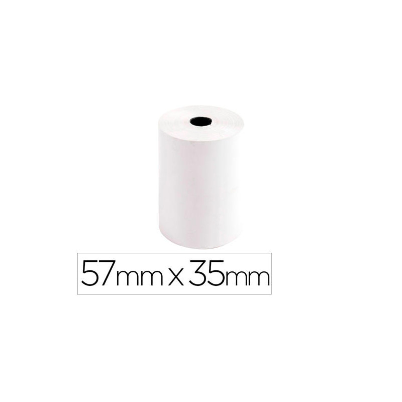 ROLLO SUMADORA EXACOMPTA SAFE CONTACT TERMICO 57 MM X 35 MM 44 G/M2