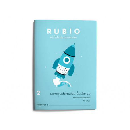 CUADERNO RUBIO COMPETENCIA LECTORA 2 MUNDO ESPACIAL