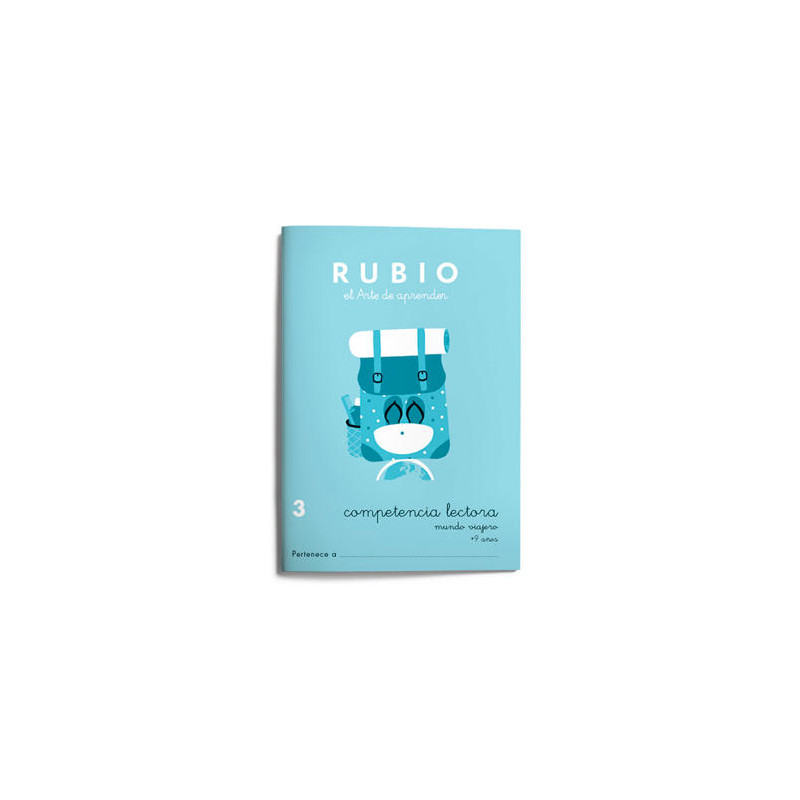 CUADERNO RUBIO COMPETENCIA LECTORA 3 MUNDO VIAJERO