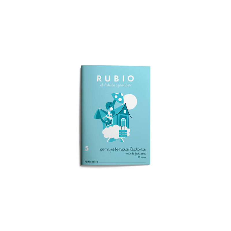 CUADERNO RUBIO COMPETENCIA LECTORA 5 MUNDO FANTASIA