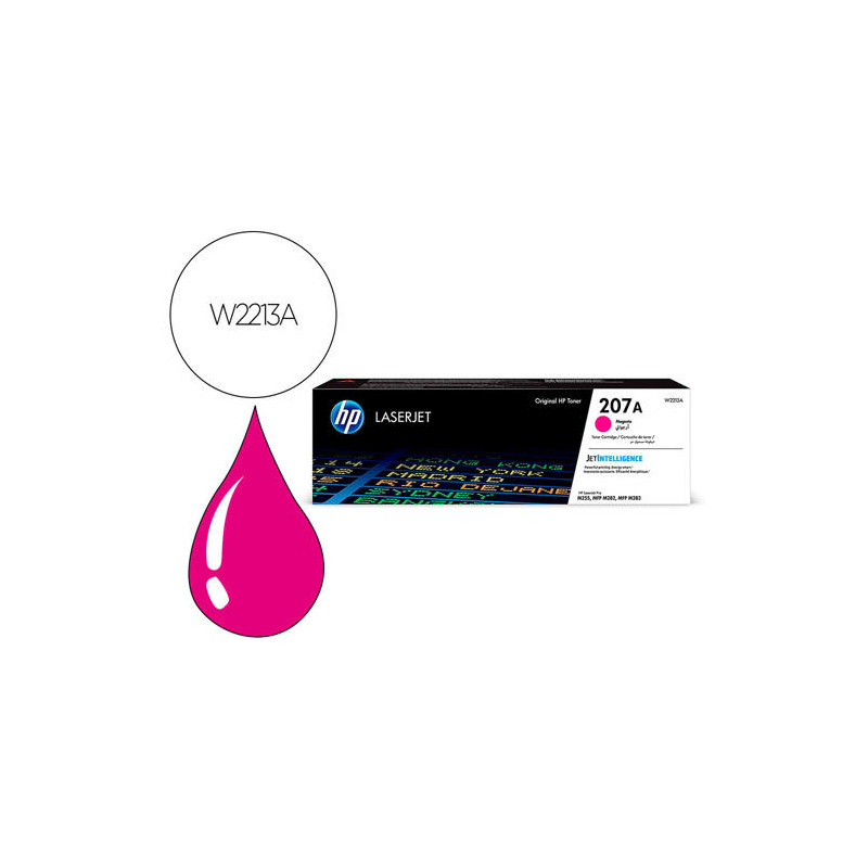 TONER HP 207A HP LASERJET PRO M255DW / M255NW / M282NW / M283FDN MAGENTA 1250 PAGINAS