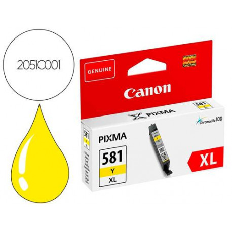 INK-JET CANON PIXMA CLI-581XL AMARILLO