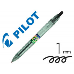 BOLIGRAFO PILOT ECOBALL PLASTICO RECICLADO TINTA ACEITE PUNTA DE BOLA 1 MM COLOR NEGRO