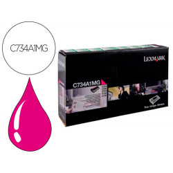 TONER LASER LEXMARK C734 MAGENTA 6000 PAGINAS