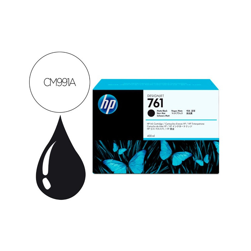 INK-JET HP DESIGNJET T7100 NEGRO MATE N 761 400 ML/1000 PAGINAS