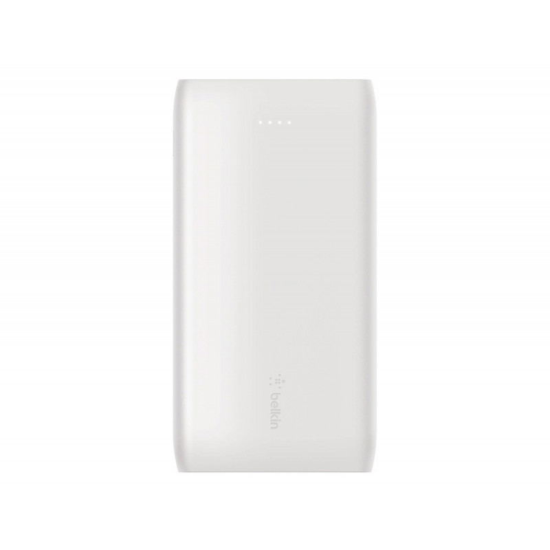 BATERIA AUXILIAR BELKIN BPB001BTWH BOOST CHARGE USB-C 18W + USB-A 12W PD 10K CABLE USB-C COLOR BLANC