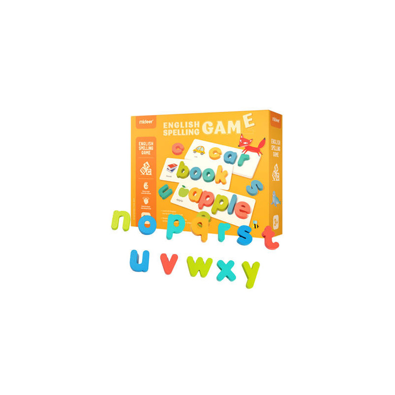 JUEGO DIDACTICO MIDEER EMPAREJAR LETRAS EN INGLES