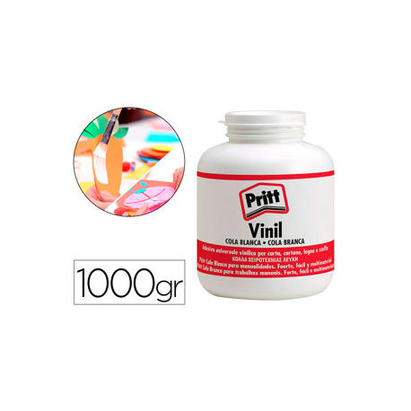  PEGAMENTO COLA VINILICA PRITT BLANCA BOTE DE 1000 GR