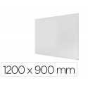 PIZARRA BLANCA NOBO INFINITY SIN MARCO ACERO LACADO MAGNETICO 1200X900 MM