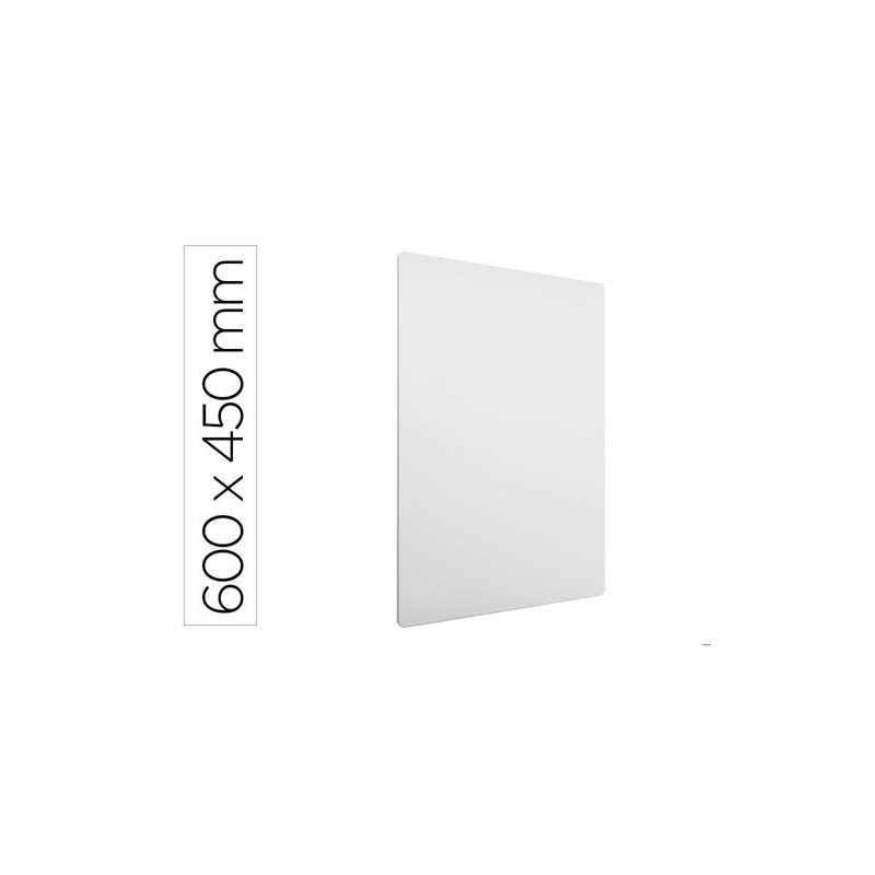 PIZARRA BLANCA NOBO MODULAR SIN MARCO ACERO MAGNETICA 600X450 MM