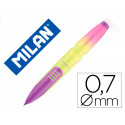 PORTAMINAS MILAN COMPACT SUNSET 0,7 MM CON GOMA DE BORRAR COLORES SURTIDOS